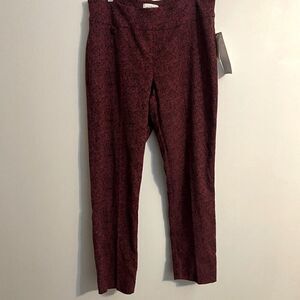 Peck & Peck Ava Black Glamoaratti ankle pants, size 14